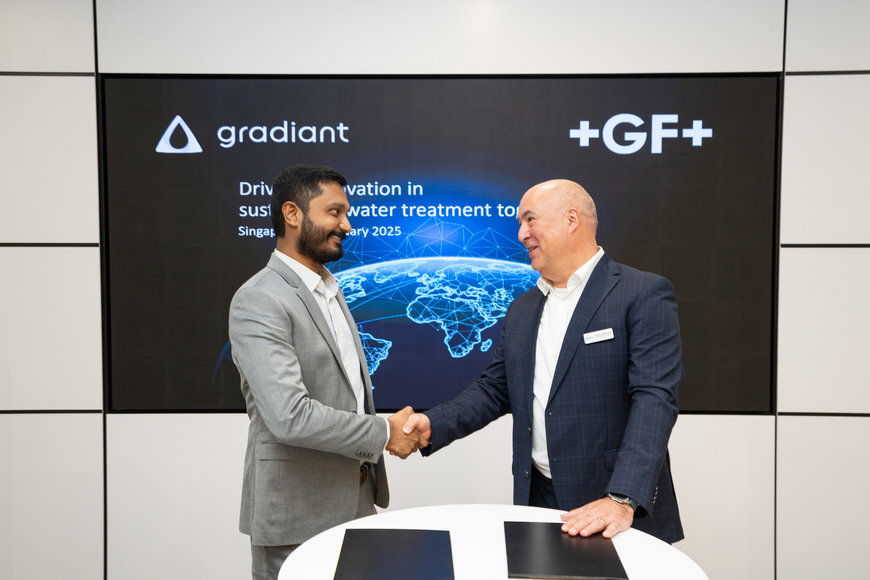 GF Piping Systems and Gradiant partner up to drive innovation for sustainable water treatment